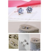 Aros cristal 6 garras