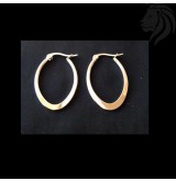 Aros acero plateados