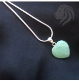 Collar piedra  cuarzo verde