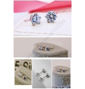 Aros cristal 6 garras