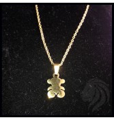 Collar de acero osito